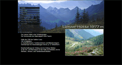 Desktop Screenshot of lienzerhuette.com